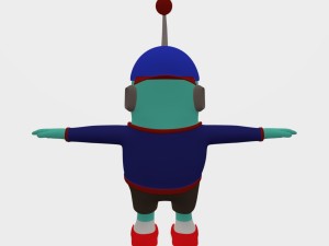 cute alien character model 3D मॉडल