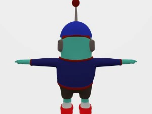 mod&egrave;le de personnage extraterrestre mignon Modèle 3D