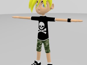 skate boy model character 3D 모델