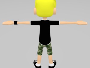 skate boy model character 3D 모델