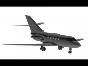 privat airplane cessna citation 3D 모델