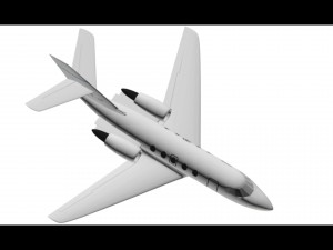 privat airplane cessna citation 3D Model
