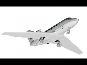 privat airplane cessna citation 3D Model
