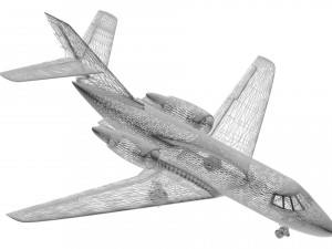 privat airplane cessna citation 3D Model