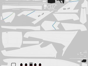 privat airplane cessna citation 3D Model