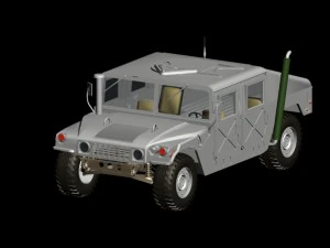 hmmwv m1025 soy general Modelo 3D