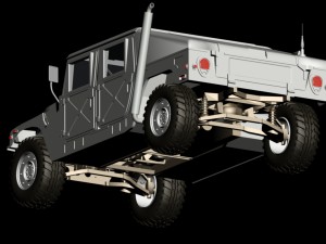 hmmwv m1025 am general 3D Model