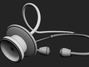 stethoscope 3D Model