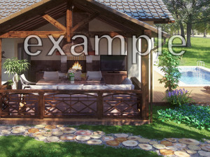Wood log slices 3D 模型