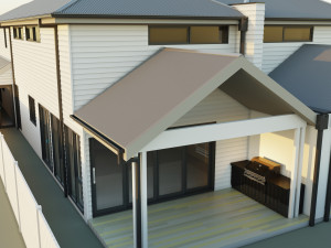 Double story house Modelo 3D