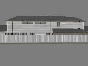 Double story house 3D Model