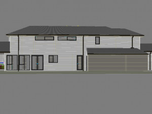 Double story house Modelo 3D