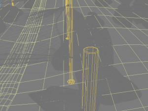 Shade Canopy vs rocks sand 3D Model