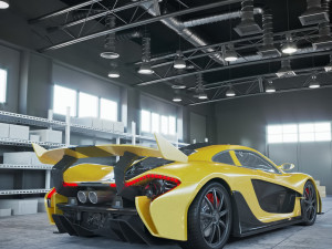 McLaren P1 Modelo 3D
