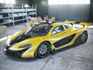 McLaren P1 Modelo 3D