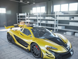 McLaren P1 Modelo 3D