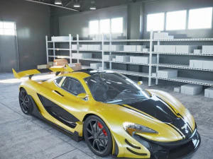 McLaren P1 3D Model