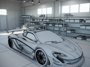 McLaren P1 Modelo 3D