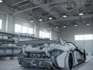 McLaren P1 Modelo 3D