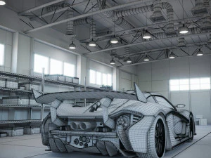 McLaren P1 3D Model