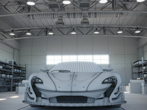 McLaren P1 Modelo 3D