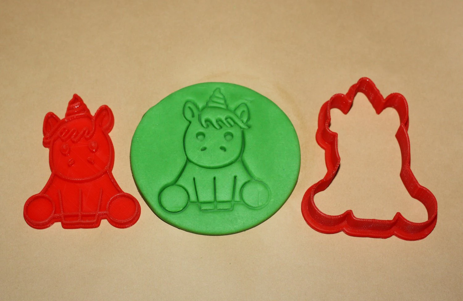 cute unicorn - cookie cutter 3D Print Model .c4d .max .obj .3ds .fbx .stl .blend