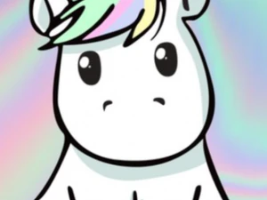 cute unicorn - cookie cutter 3D Print Model