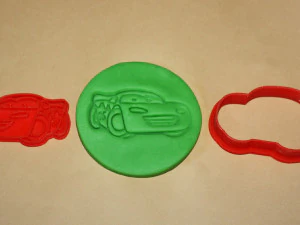 Şimşek McQueen - Kurabiye Kesici 3D Baskı Modeli