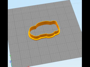 lightning mcqueen - cookie cutter 3D Print Model
