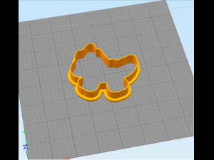 unicorn - cookie cutter 3D-Druckmodell