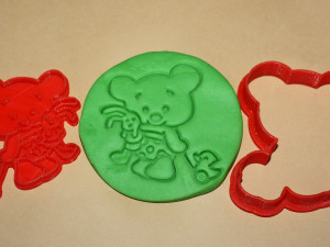 ute bear with toys - cookie cutter 3D 프린트 모델
