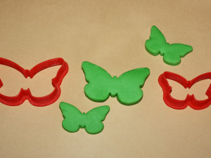two butterflies - cookie cutter 3D 프린트 모델