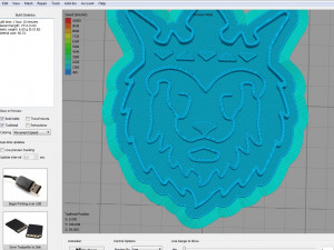 lion - cookie cutter 3D-Druckmodell