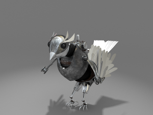 mechanic bird Model 3D