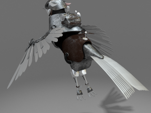 mechanic bird Model 3D