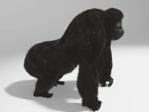 gorilla rig 3ds max 3D Model