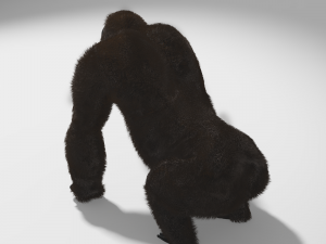 gorilla rig 3ds max Model 3D