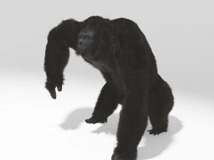 gorilla rig 3ds max 3D Model