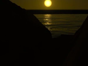 pôr do sol na montanha Modelo 3D