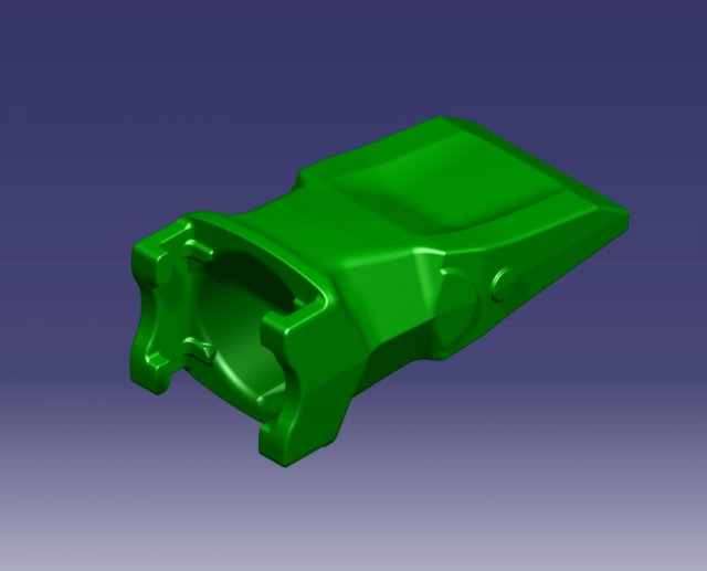excavator tooth 3D 모델 .c4d .max .obj .3ds .fbx .stl .blend 