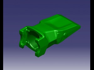 excavator tooth Model 3D