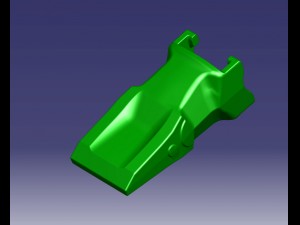 excavator tooth 3D 모델