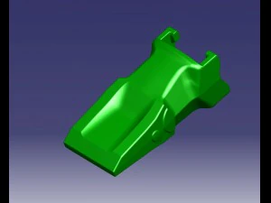 зуб екскаватора 3D Модель