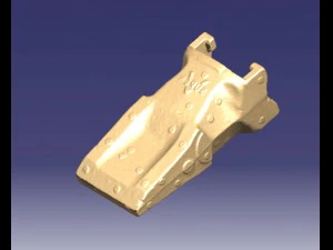 зуб екскаватора 3D Модель