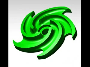 विशेष केन्द्रापसारक प्ररित करनेवाला 3D मॉडल