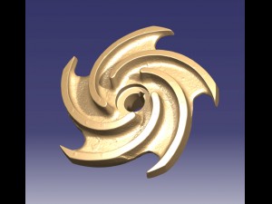 special centrifugal impeller 3D Model