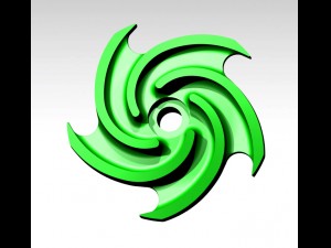 special centrifugal impeller 3D Model