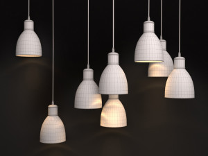 pendant luminaire eglo priddy priddy-p Model 3D