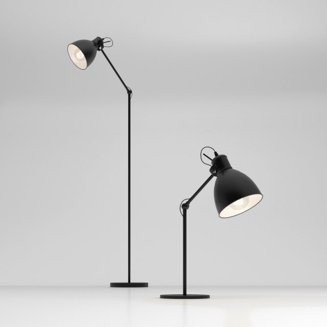 eglo priddy priddy-p floor luminaire table luminaire 3Dモデル .c4d .max .obj .3ds .fbx .stl .blend 