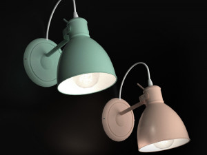 wall luminaire eglo priddy 49468 priddy-p 49096 49085 3D Model